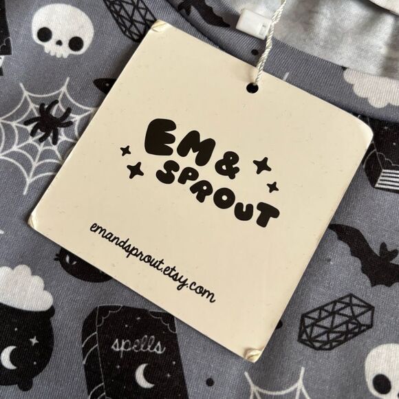 Em & Sprout Pajama Set New Spooky Halloween Jammies FITS SMALLER Womens Size 4X - Picture 6 of 8